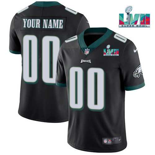 Men & Women & Youth Philadelphia Eagles Custom Black Super Bowl LVII Patch Vapor Untouchable Limited Stitched Jersey,We sell and wholesale Men & Women & Youth Philadelphia Eagles Custom Black Super Bowl LVII Patch Vapor Untouchable Limited Stitched Jersey on line form chian!